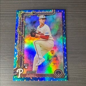 2025‎ Topps Holiday Mick Abel baseball card H111